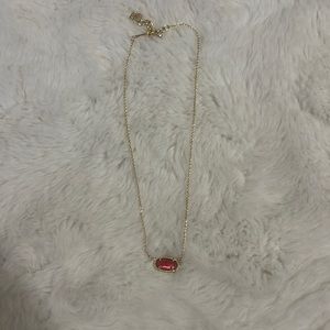Gold and pink Kendra Scott necklace, worn once.